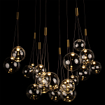 Подвесной светильник Crystal Cascade Gold варинант исполнения - 1 | Loft Concept в Челябинске