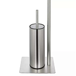 Держатель для туалетной бумаги с ершиком Chrome Bathroom Accessory варинант исполнения - 4 | Loft Concept в Челябинске