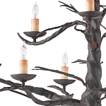 Люстра черная в виде ствола дерева Branched Tree варинант исполнения - 1 | Loft Concept в Челябинске