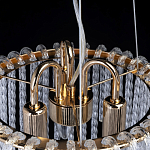 Люстра с подвесными рифлеными стеклянными трубками Nembus варинант исполнения - 18 | Loft Concept в Челябинске