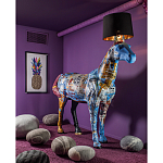 Большой Торшер Лошадь с ручной авторской росписью Feral Stallion варинант исполнения - 1 | Loft Concept в Челябинске