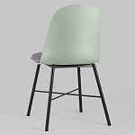 Стул из прочного пластика на металлическом основании Anora Green  варинант исполнения - 5 | Loft Concept в Челябинске