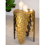 Столик дизайнерский Copper streaks варинант исполнения - 6 | Loft Concept в Челябинске