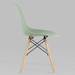 Пластиковый стул на ножках из массива бука Eames Mint варинант исполнения - 2 | Loft Concept в Челябинске