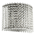 Бра с хрустальными подвесками хром Crystal Art Chrome Wall Lamp варинант исполнения - 1 | Loft Concept в Челябинске