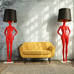 Лампа MANNEQUIN LAMP с абажуром созерцание силуэта варинант исполнения - 5 | Loft Concept в Челябинске