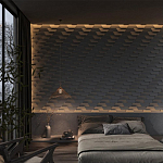 Гипсовая 3D Панель FIN варинант исполнения - 2 | Loft Concept в Челябинске