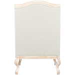 Кресло из массива бука серое с растительным орнаментом Raffael Floral Grey Armchair варинант исполнения - 2 | Loft Concept в Челябинске