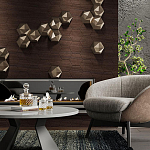 Гипсовая 3D панель с принтографией PM-41 варинант исполнения - 1 | Loft Concept в Челябинске