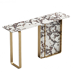 Консоль с прямоугольной мраморной столешницей Vivian Console варинант исполнения - 1 | Loft Concept в Челябинске