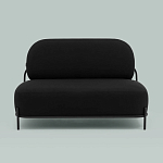 Двухместный диван черного цвета COLOR BLOCK варинант исполнения - 3 | Loft Concept в Челябинске