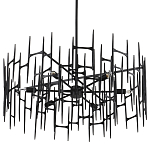 Люстра черная остроконечной формы Black Satin варинант исполнения - 5 | Loft Concept в Челябинске