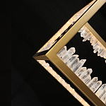 Настольная лампа прямоугольная с декоративными элементами в виде кристаллов Smooth Shine варинант исполнения - 4 | Loft Concept в Челябинске