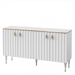 Консоль с дверками и белым рельефным фасадом Expanses of Beauty варинант исполнения - 2 | Loft Concept в Челябинске