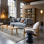 Фигурный приставной столик черного цвета AMORPHOUS варинант исполнения - 6 | Loft Concept в Челябинске