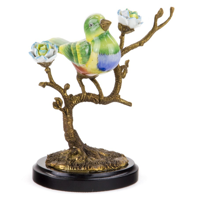 Статуэтка Light Green Bird Мульти Бронза Статуэтка Light Green Bird Мульти Бронза в Челябинске | Loft Concept