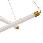 Светодиодная люстра Trumpet Tube Brass  варинант исполнения - 3 | Loft Concept в Челябинске