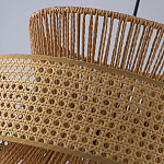 Подвесной светильник с абажуром из натуральных материалов Light Inside the Cell варинант исполнения - 7 | Loft Concept в Челябинске