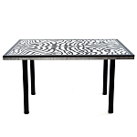 Стол обеденный из натурального мрамора Marble BW Accent Table варинант исполнения - 1 | Loft Concept в Челябинске