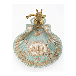 Блюдо с бронзовым ангелом Porcelain Angels of Paradise варинант исполнения - 3 | Loft Concept в Челябинске