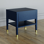 Прикроватная тумбочка с ящиком Elsa Dreams Blue варинант исполнения - 4 | Loft Concept в Челябинске