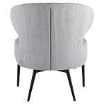 Современное мягкое кресло на металлических ножках Rakush Grey варинант исполнения - 3 | Loft Concept в Челябинске