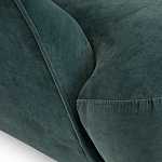 Полукруглое мягкое кресло Halle Green Armchair варинант исполнения - 6 | Loft Concept в Челябинске