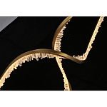 Подвесной светильник обрамленный элементами в виде кристаллов Smooth Shine варинант исполнения - 4 | Loft Concept в Челябинске