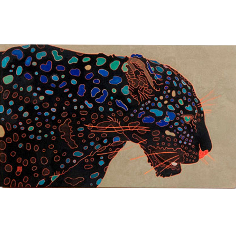 Картина Чёрный Ягуар Black Predatory Jaguar Мульти Картина Чёрный Ягуар Black Predatory Jaguar Мульти в Челябинске | Loft Concept