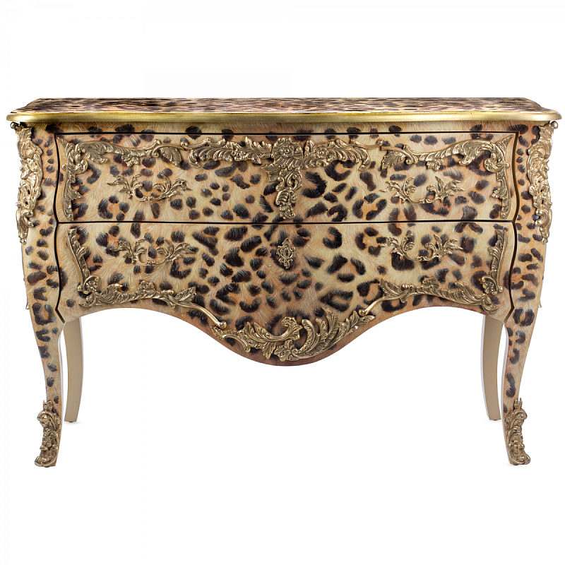 Комод стиль рококо Ref 573 Commode L. XV Leopard Комод стиль рококо Ref 573 Commode L. XV Leopard в Челябинске | Loft Concept