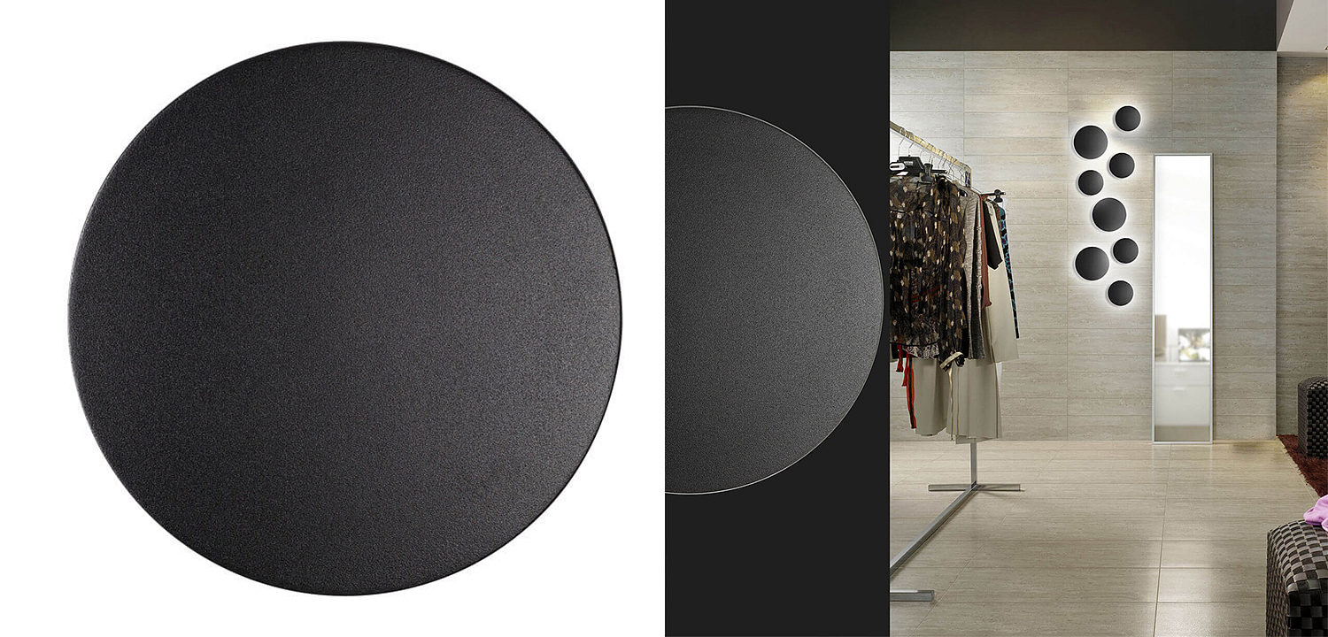Бра Disco Piatto Black Sconce Бра Disco Piatto Black Sconce - Loft-Concept в Челябинске