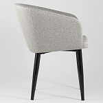 Мягкое кресло на металлических ножках Shaggy Grey варинант исполнения - 2 | Loft Concept в Челябинске