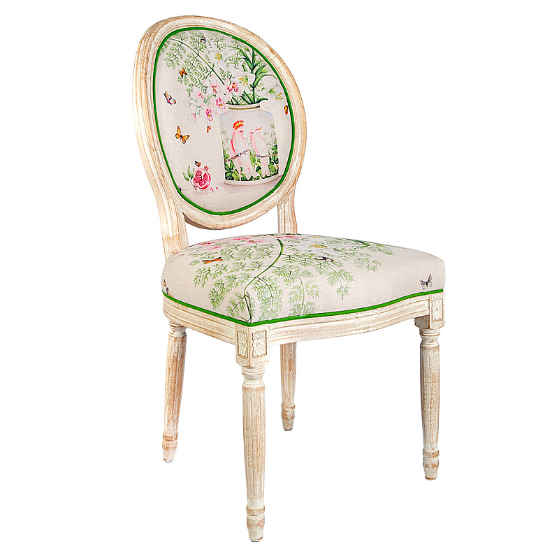 Стул Lilies and Orchids Stool Бежевый Мульти Стул Lilies and Orchids Stool Бежевый Мульти в Челябинске | Loft Concept