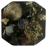 Шкатулка из эпоксидной смолы с цветами черная Epoxy Resin Square Box Black варинант исполнения - 1 | Loft Concept в Челябинске