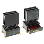 Настольный письменный набор из нефрита в подарочной коробке Victorious варинант исполнения - 11 | Loft Concept в Челябинске