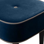 Квадратный мягкий пуф на черных ножках Winton Pouf Square варинант исполнения - 10 | Loft Concept в Челябинске