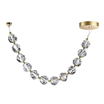 Подвесной светильник из прозрачных шаров Bubbles Bocci варинант исполнения - 5 | Loft Concept в Челябинске