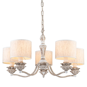 Люстра с абажурами из рогожки Toulouse D67 см