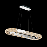 Люстра овальная с мозаичным хрустальным оформлением Sparks of Crystal варинант исполнения - 4 | Loft Concept в Челябинске