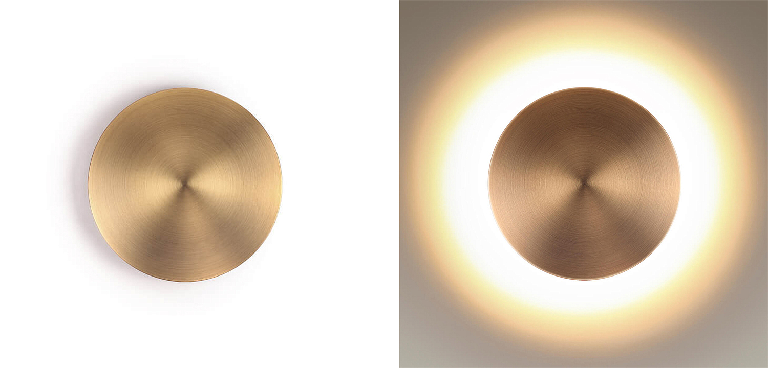 Бра Disco Piatto Bronze Sconce Бра Disco Piatto Bronze Sconce - Loft-Concept в Челябинске
