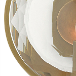 Бра круглое с прозрачным рельефным плафоном Crystal Prism варинант исполнения - 1 | Loft Concept в Челябинске