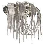 Бра с металиическими цепочками и дугообразными элементами Atlantis Chain варинант исполнения - 5 | Loft Concept в Челябинске