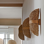 Бра плетеное из ротанга Chainmail варинант исполнения - 1 | Loft Concept в Челябинске