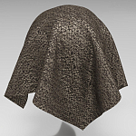 Мебельная ткань Шенилл коричневый цвет 138 см T4-41 варинант исполнения - 4 | Loft Concept в Челябинске