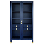 Дизайнерский шкаф витрина Elsa Dreams Blue с 4-мя ящиками варинант исполнения - 9 | Loft Concept в Челябинске