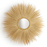 Зеркало с бахромой из растительных волокон WICKER MIRROR 120 варинант исполнения - 1 | Loft Concept в Челябинске