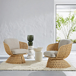 Приставной столик белого цвета Bead варинант исполнения - 4 | Loft Concept в Челябинске