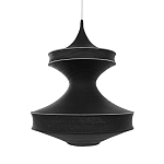 Подвесной вязаный черный светильник «Моника» варинант исполнения - 1 | Loft Concept в Челябинске