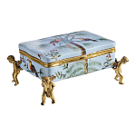 Шкатулка на четырех ангелах Blue Garden варинант исполнения - 1 | Loft Concept в Челябинске