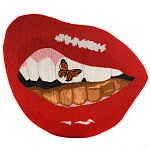 Картина вышивка бисером Grill Cut Out With Butterfly варинант исполнения - 1 | Loft Concept в Челябинске